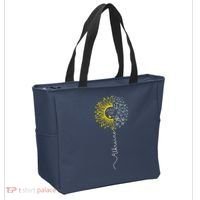 Peace Sunflower Butterflies Flag Support Tote Bag thumb 2