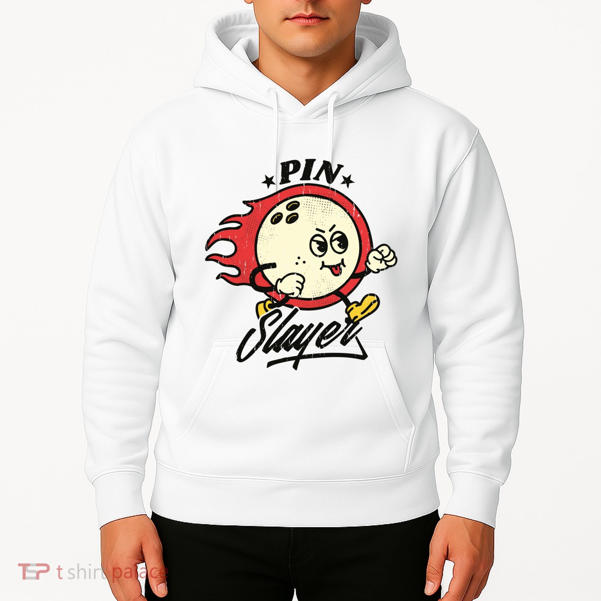 Pink Slayer Bowling Hoodie