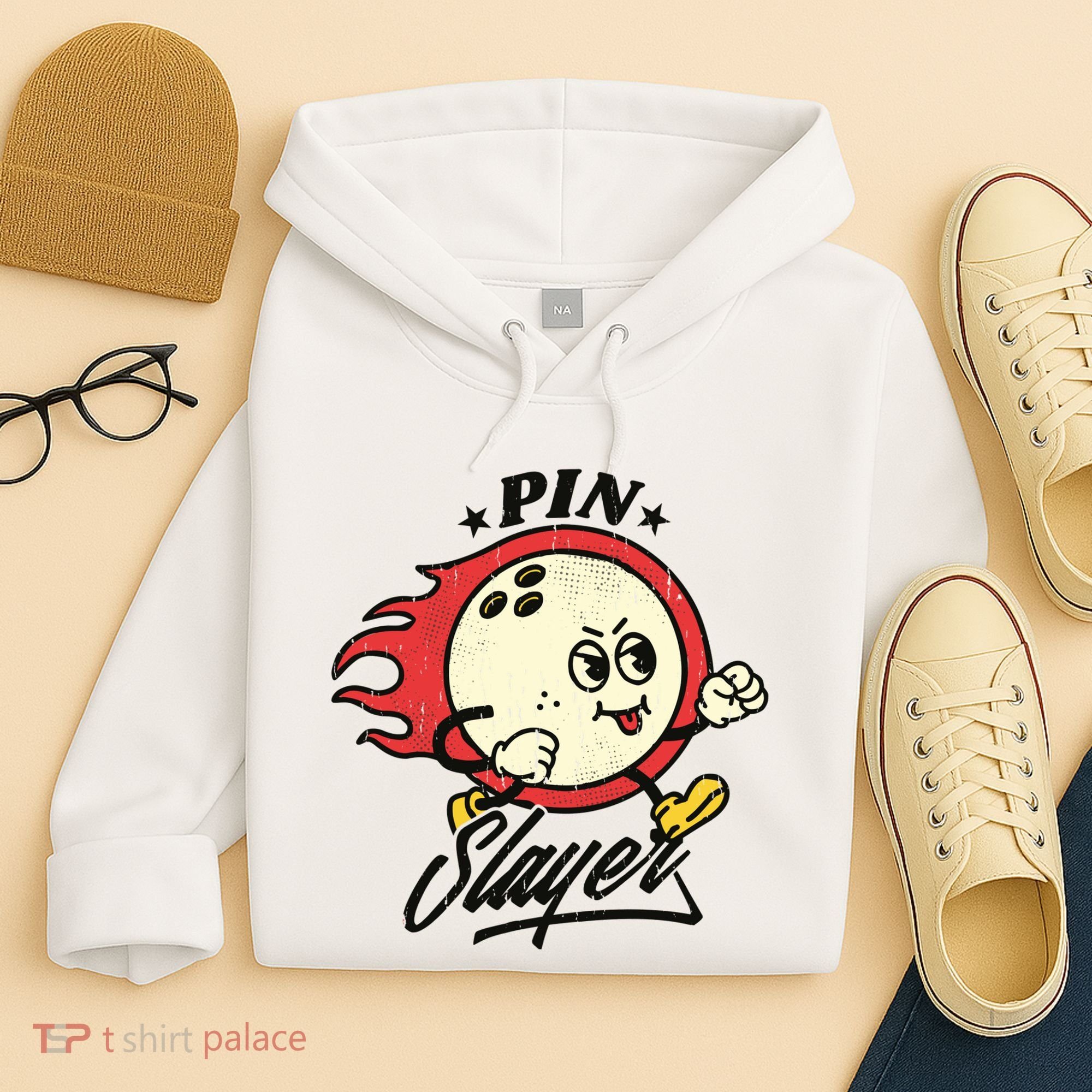 Pink Slayer Bowling Hoodie