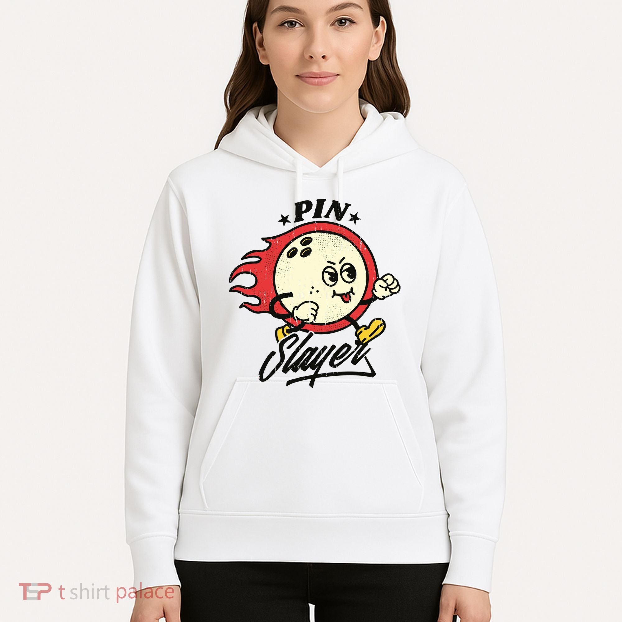 Pink Slayer Bowling Hoodie