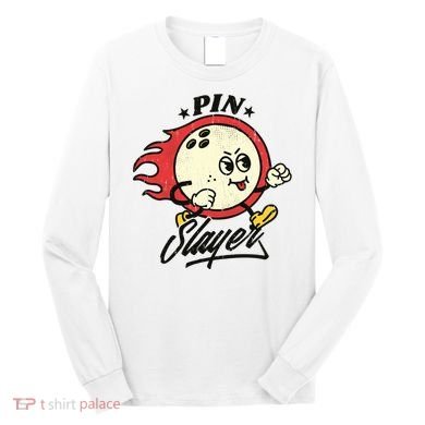 Pink Slayer Bowling Long Sleeve Shirt