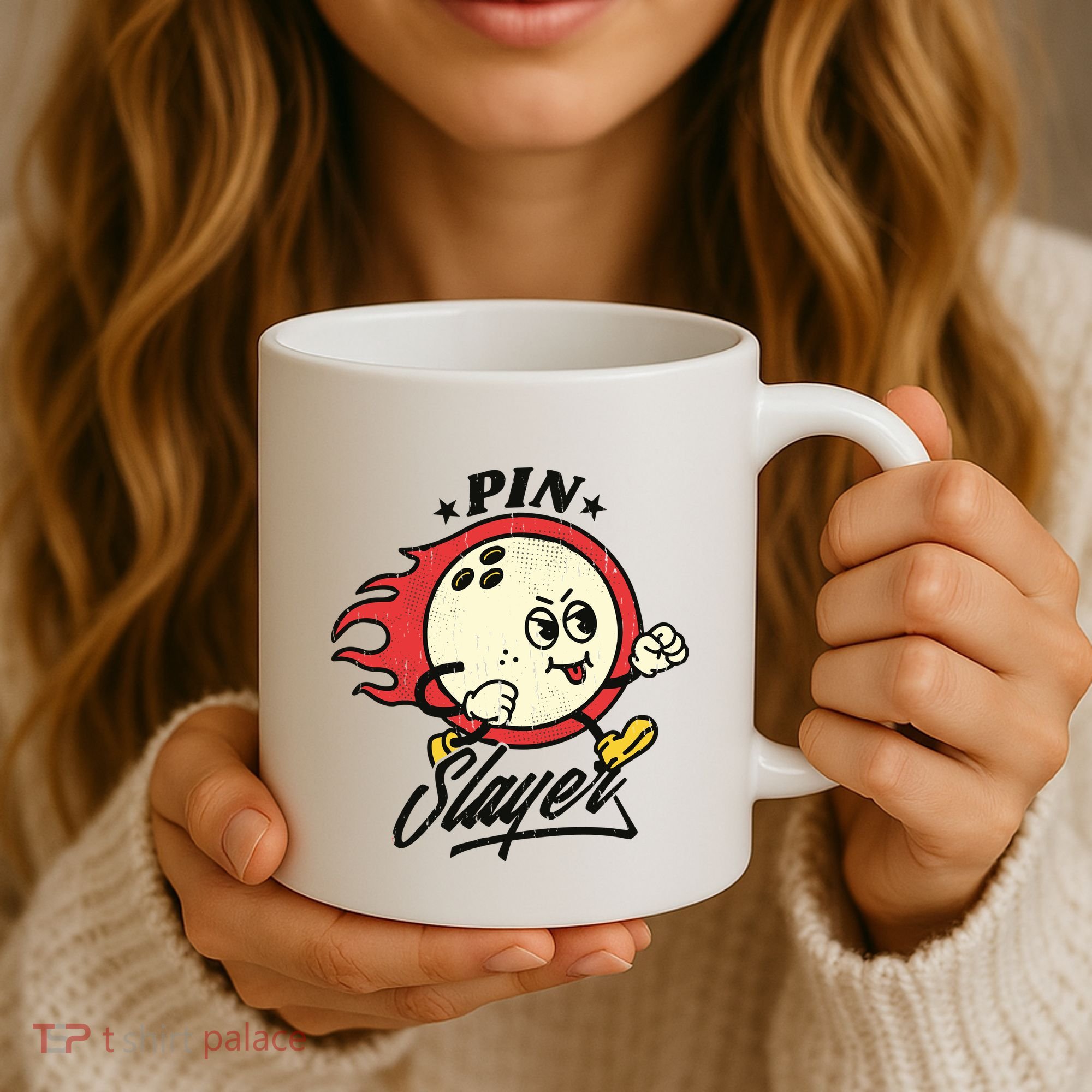 Pink Slayer Bowling Coffee Mug