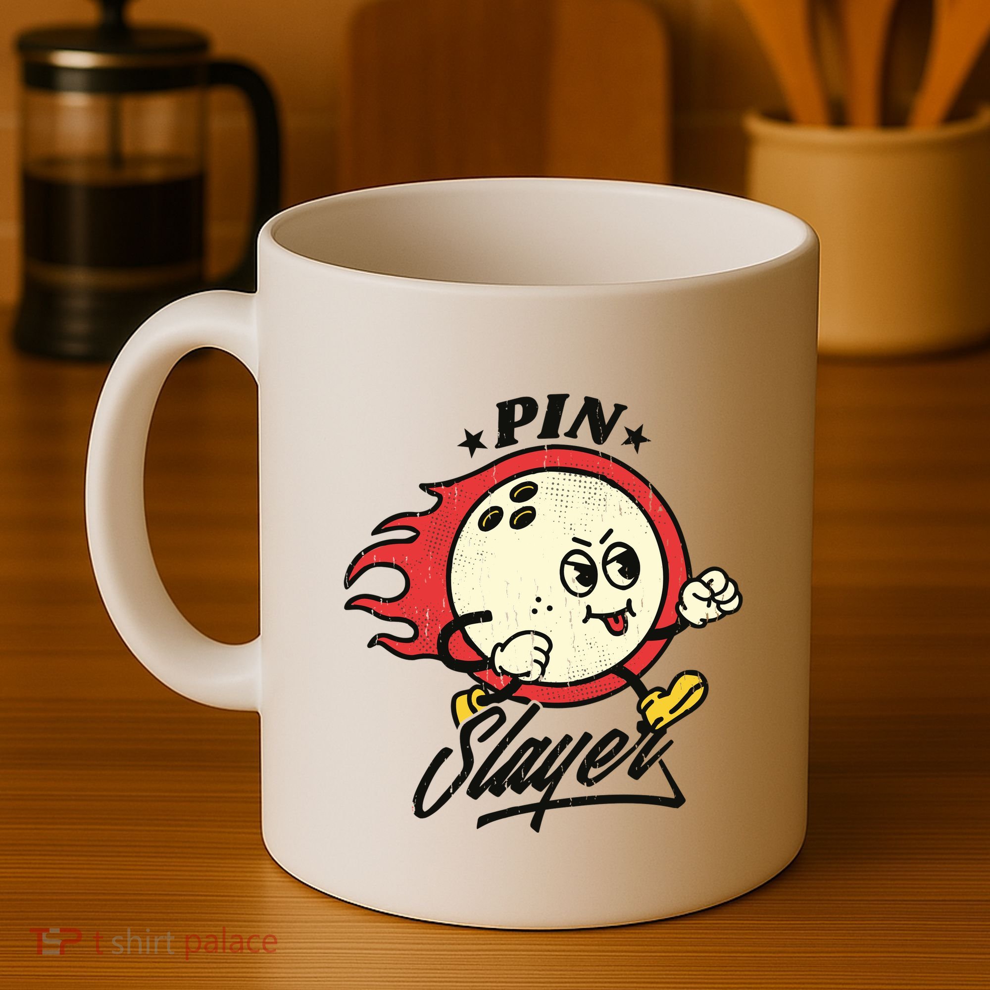 Pink Slayer Bowling Coffee Mug