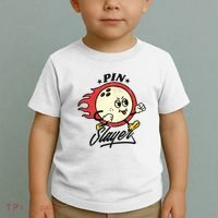 Pink Slayer Bowling Toddler T-Shirt thumb 2