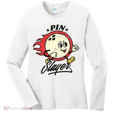 Pink Slayer Bowling Women's Long Sleeve Shirt