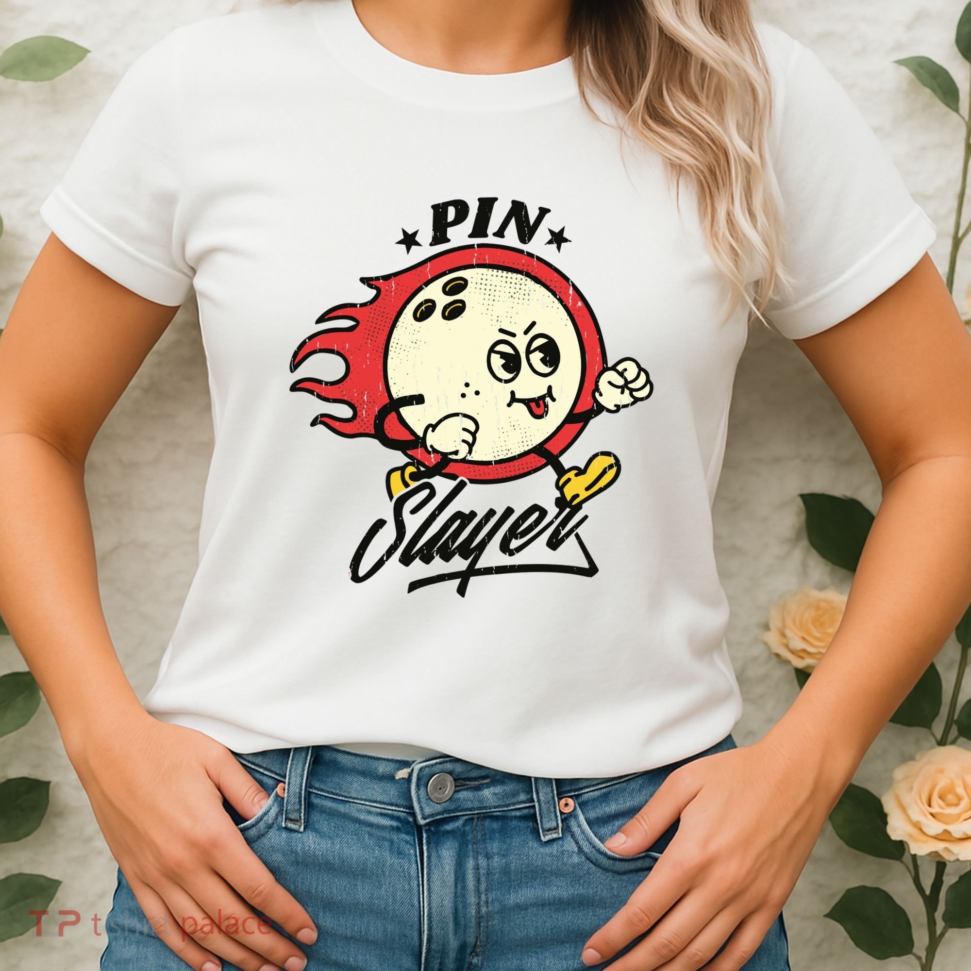 Pink Slayer Bowling Women's T-Shirt