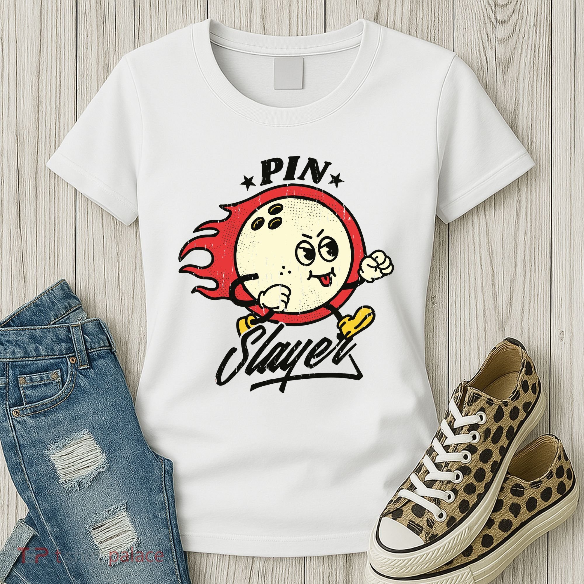 Pink Slayer Bowling Women's T-Shirt