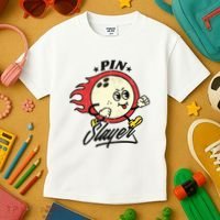 Pink Slayer Bowling Kids T-Shirt thumb 3