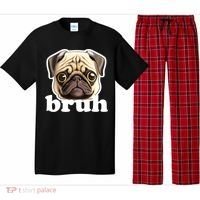 Pug says Bruh – Funny Humorous Pet Dog Pajama Set thumb 0
