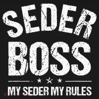Passover Seder Boss My Rules Jewish Funny Pesach Matzah Women's Hoodie thumb 2