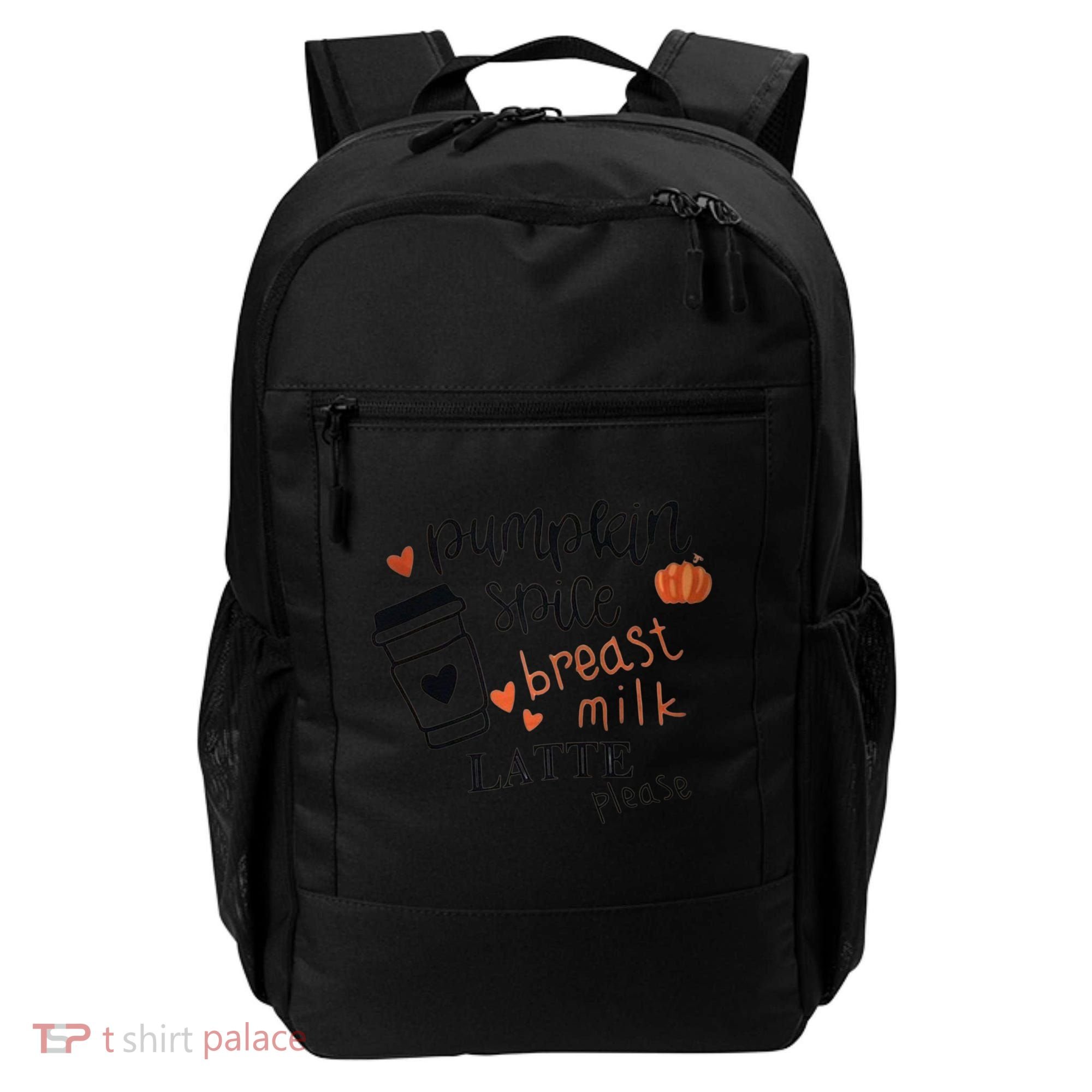 Pumpkin Spice Breast Milk Latte Please Backpack