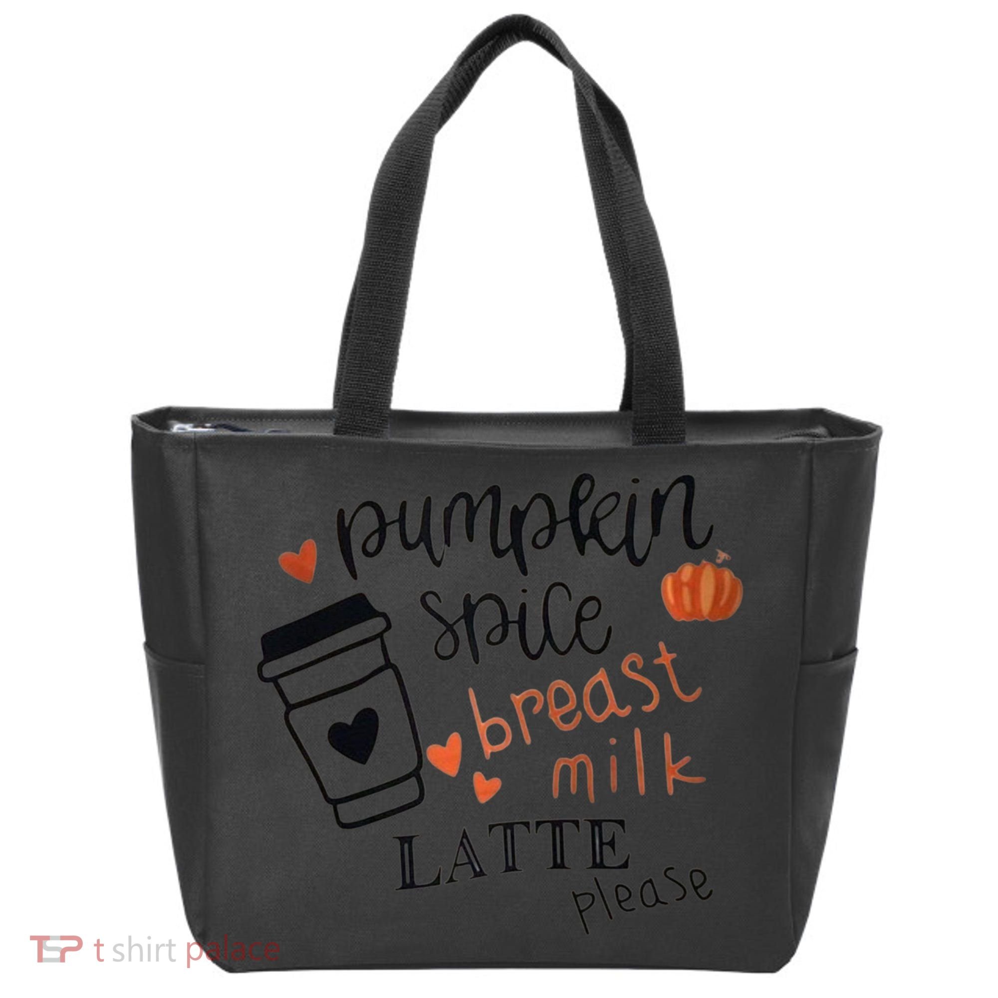 Pumpkin Spice Breast Milk Latte Please Tote Bag
