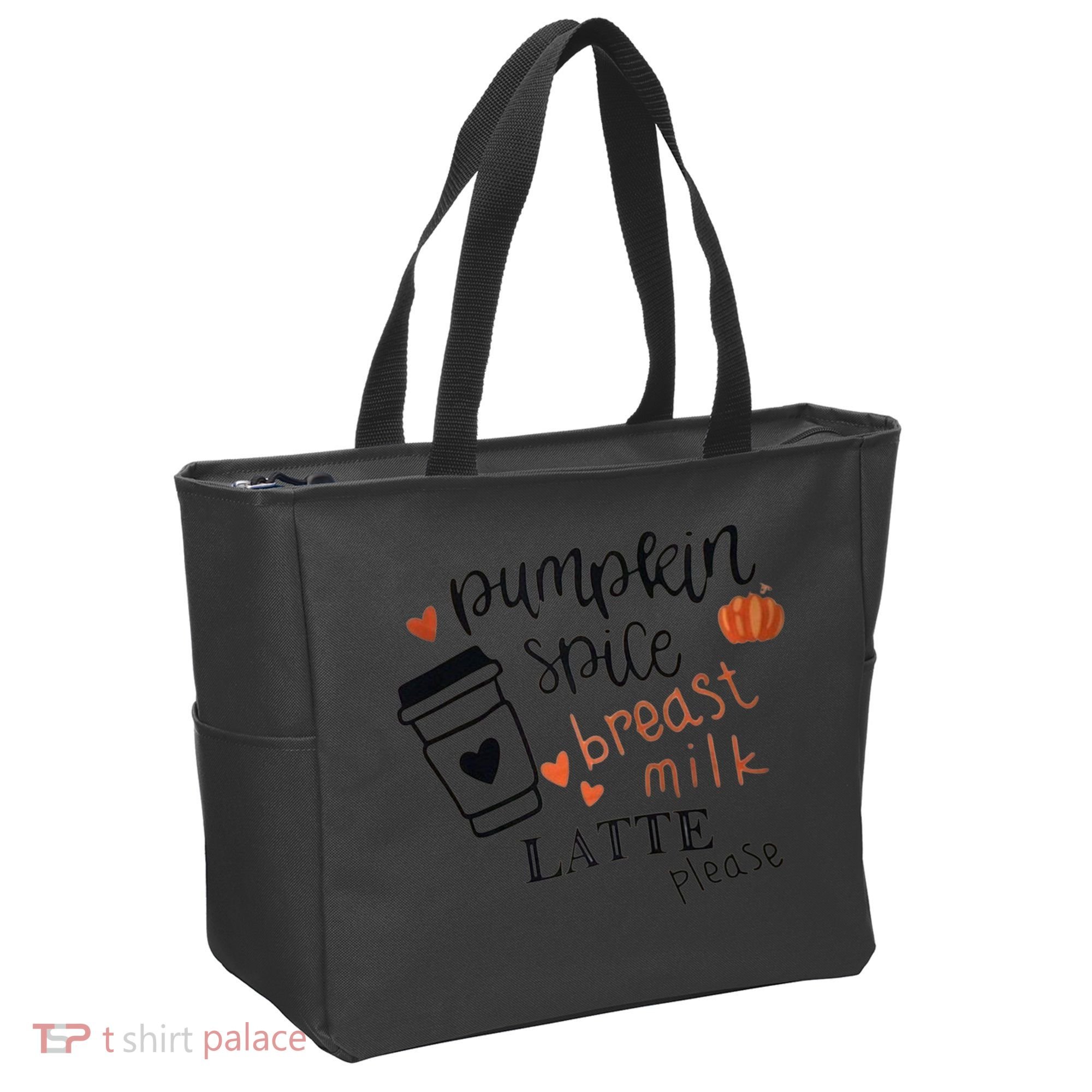 Pumpkin Spice Breast Milk Latte Please Tote Bag