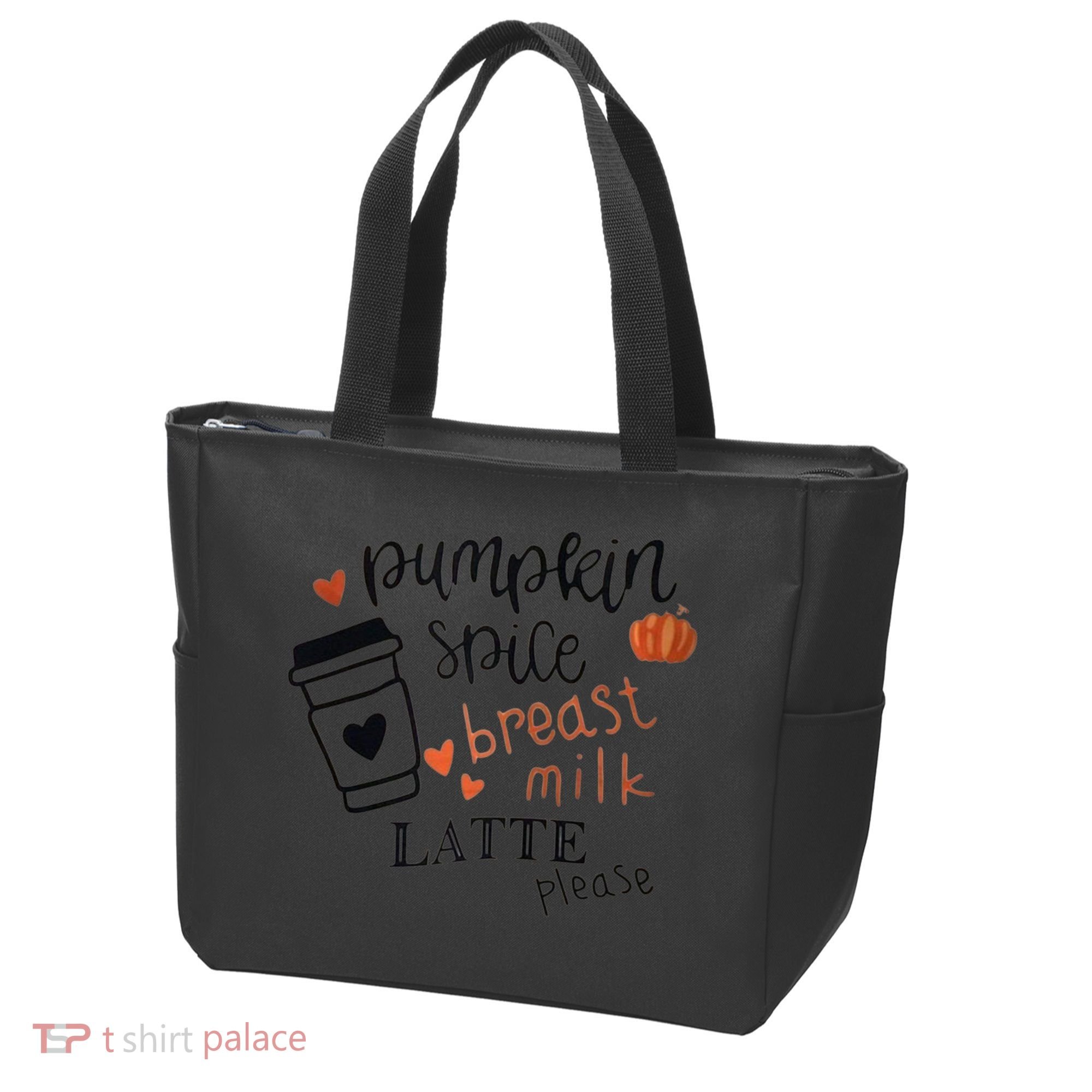 Pumpkin Spice Breast Milk Latte Please Tote Bag