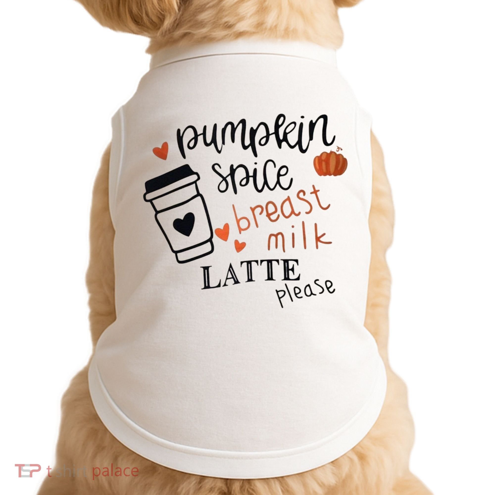 Pumpkin Spice Breast Milk Latte Please Doggie Tank