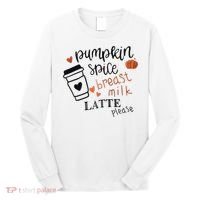 Pumpkin Spice Breast Milk Latte Please Long Sleeve Shirt thumb 0