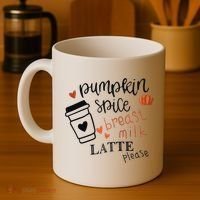 Pumpkin Spice Breast Milk Latte Please Coffee Mug thumb 4