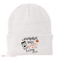 Pumpkin Spice Breast Milk Latte Please Beanie thumb 0
