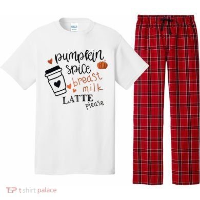 Pumpkin Spice Breast Milk Latte Please Pajama Set