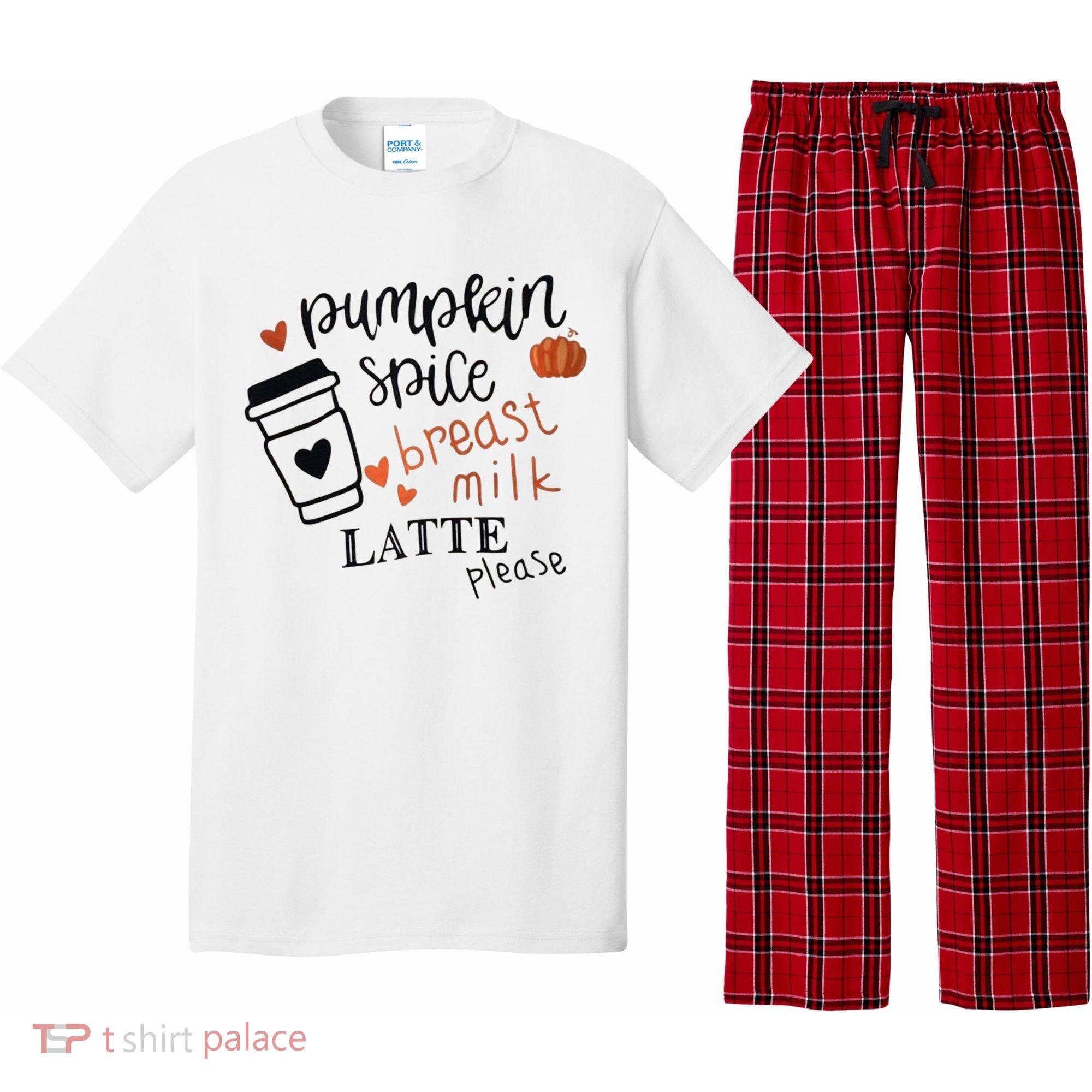 Pumpkin Spice Breast Milk Latte Please Pajama Set