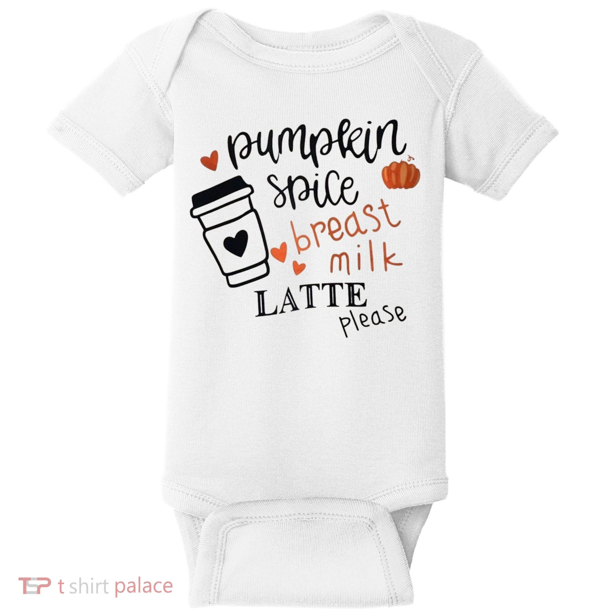 Pumpkin Spice Breast Milk Latte Please Baby Bodysuit