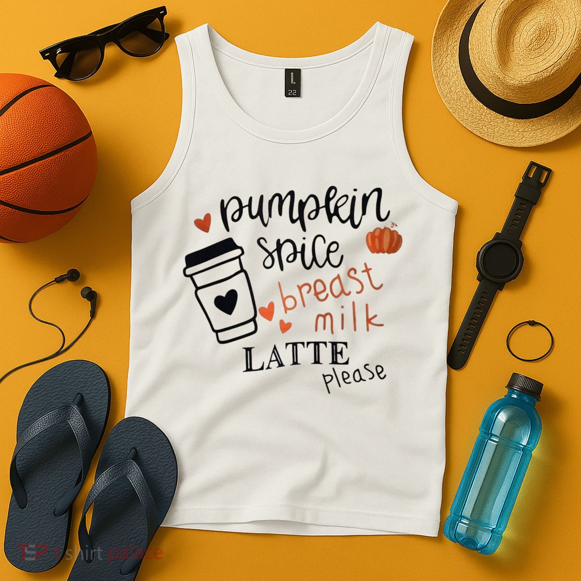 Pumpkin Spice Breast Milk Latte Please Tank Top