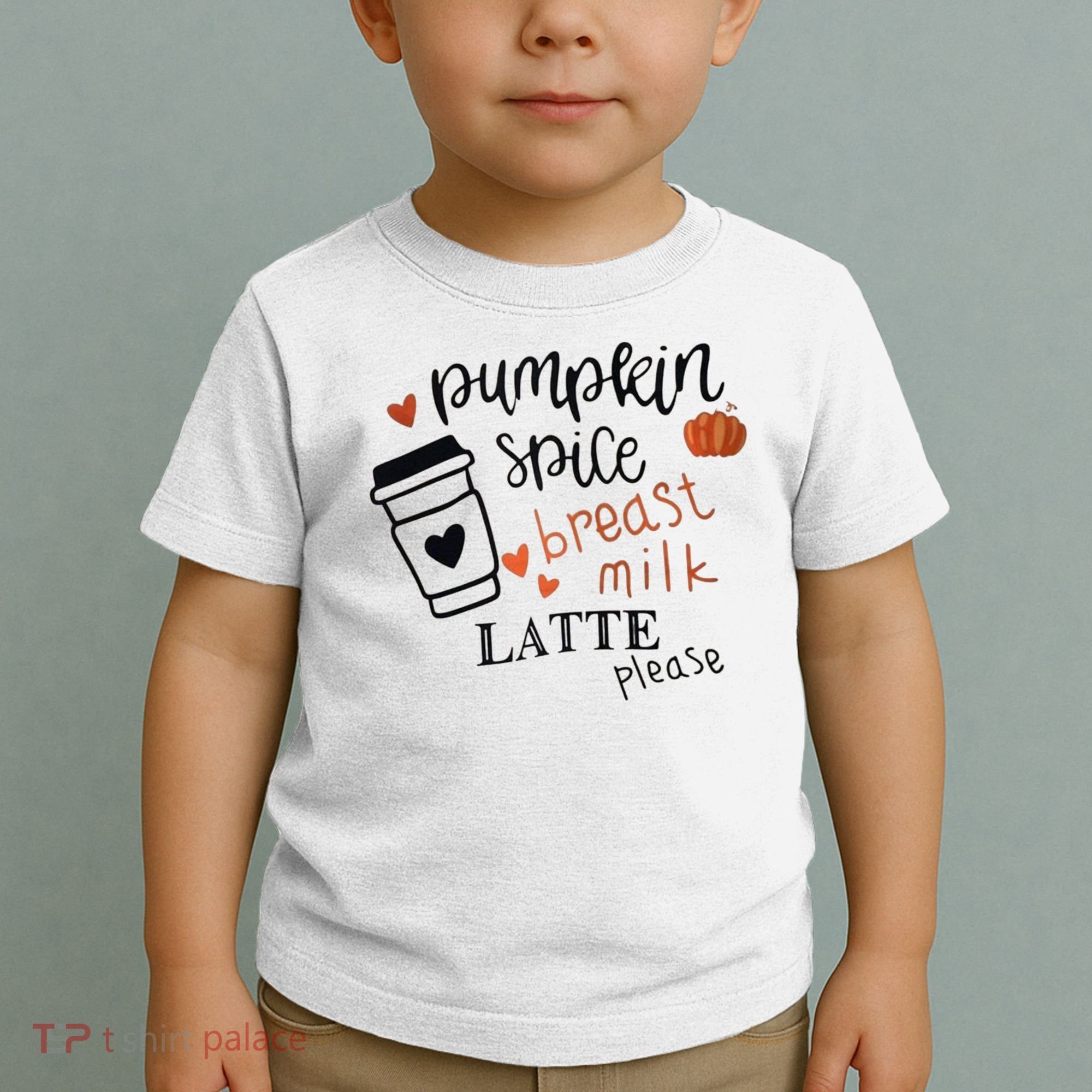Pumpkin Spice Breast Milk Latte Please Toddler T-Shirt
