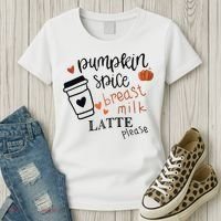 Pumpkin Spice Breast Milk Latte Please Women's T-Shirt thumb 3