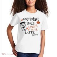Pumpkin Spice Breast Milk Latte Please Kids T-Shirt thumb 2