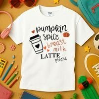 Pumpkin Spice Breast Milk Latte Please Kids T-Shirt thumb 3