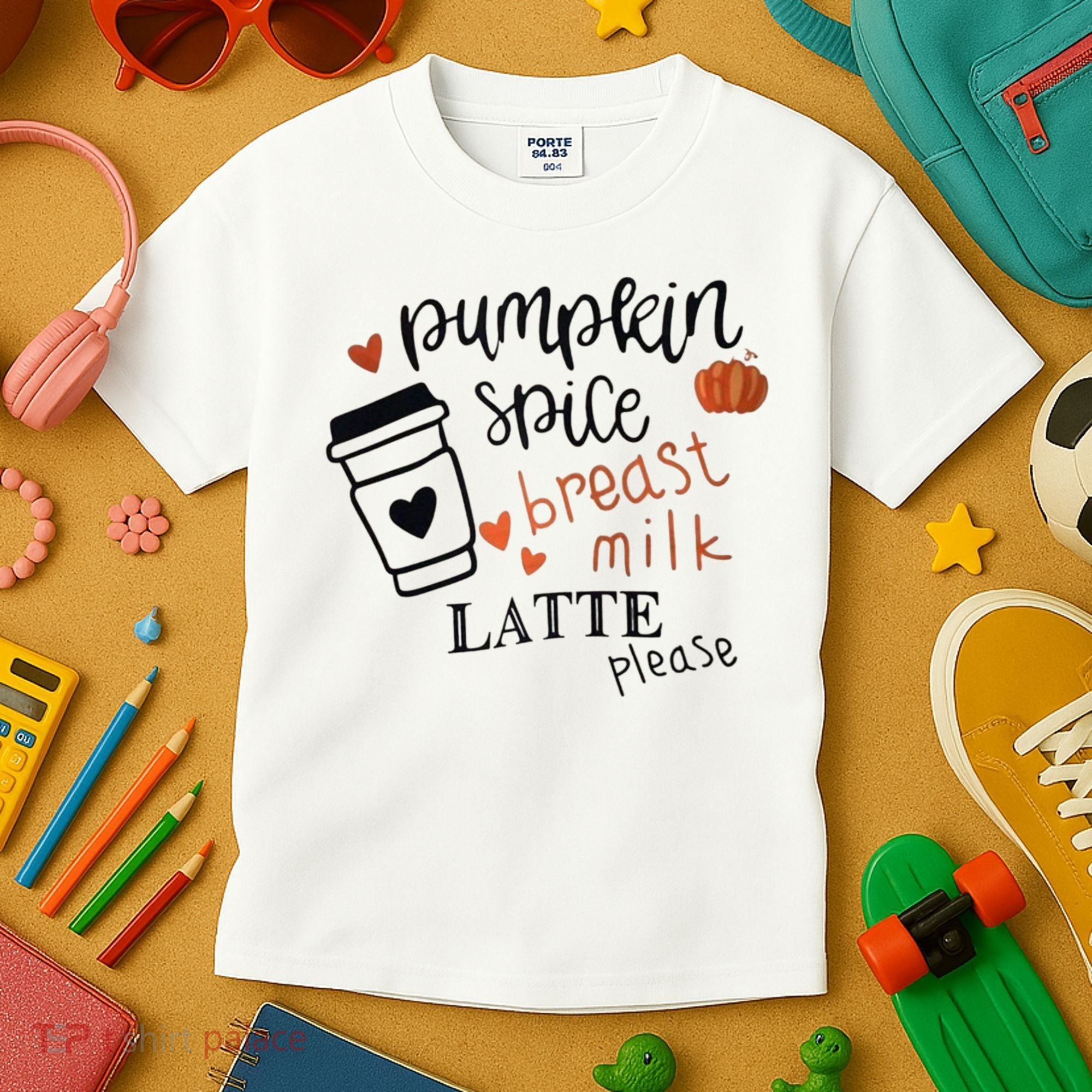 Pumpkin Spice Breast Milk Latte Please Kids T-Shirt