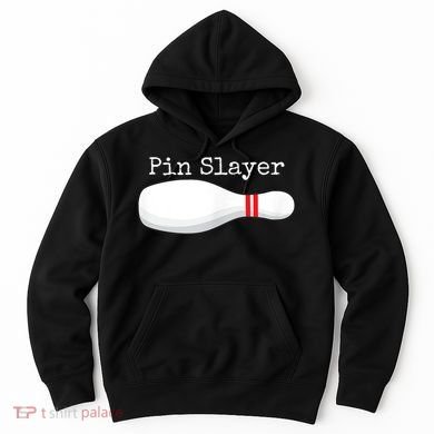 Pin Slayer Bowling Funny Graphic Strikes Turkeys Hoodie