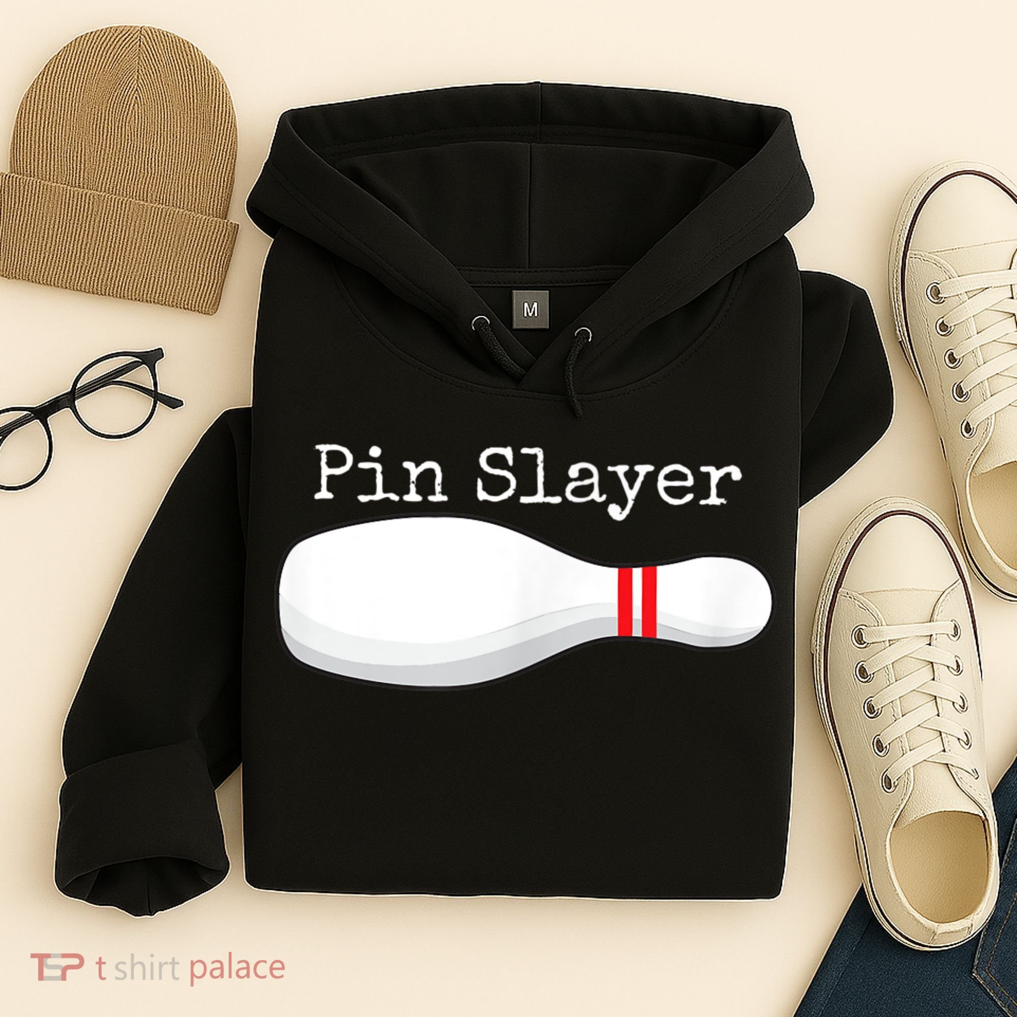 Pin Slayer Bowling Funny Graphic Strikes Turkeys Hoodie
