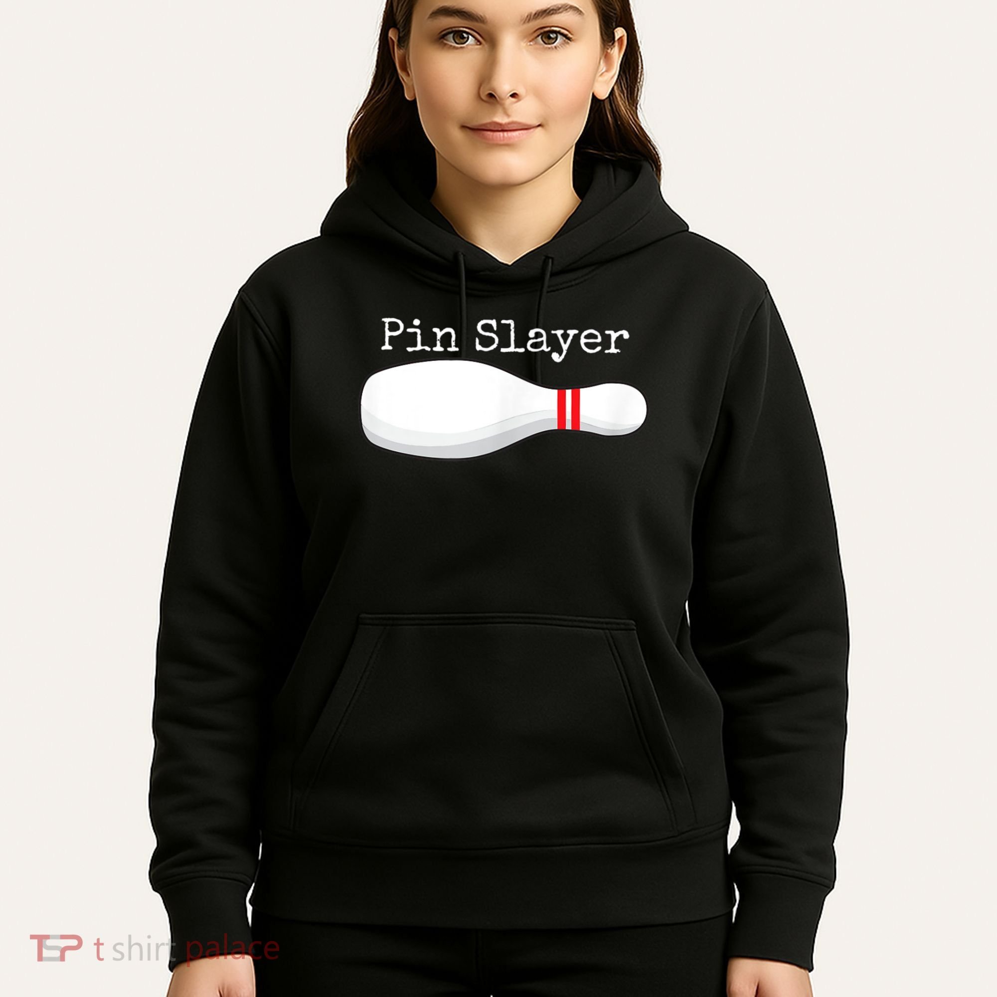 Pin Slayer Bowling Funny Graphic Strikes Turkeys Hoodie