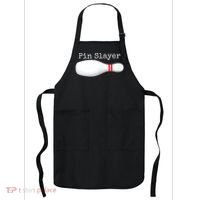 Pin Slayer Bowling Funny Graphic Strikes Turkeys Apron thumb 0