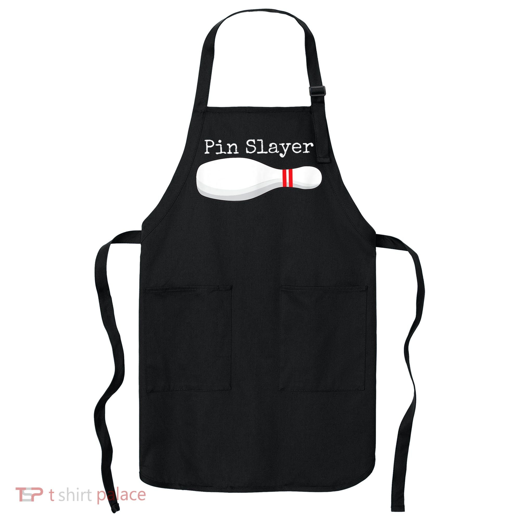 Pin Slayer Bowling Funny Graphic Strikes Turkeys Apron