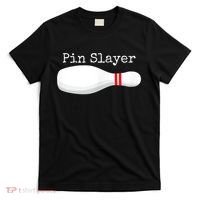 Pin Slayer Bowling Funny Graphic Strikes Turkeys T-Shirt thumb 0