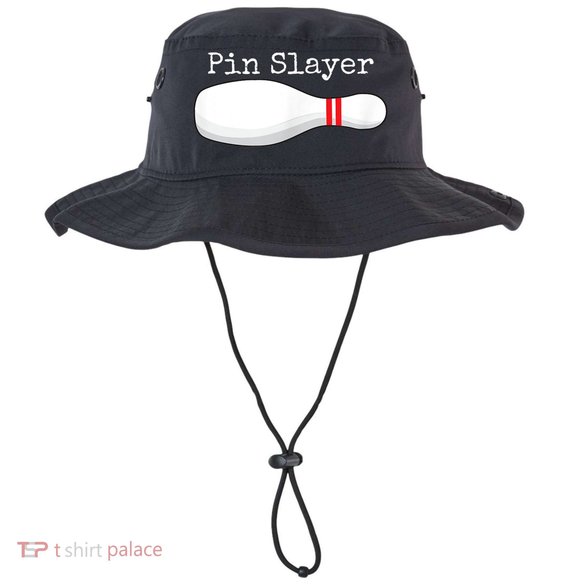 Pin Slayer Bowling Funny Graphic Strikes Turkeys Bucket Hat
