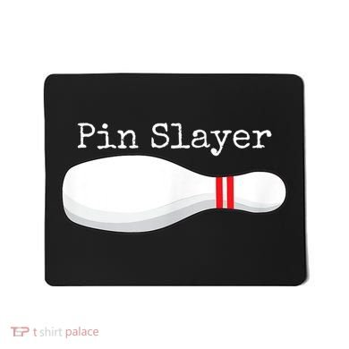 Pin Slayer Bowling Funny Graphic Strikes Turkeys Mousepad