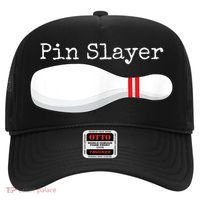 Pin Slayer Bowling Funny Graphic Strikes Turkeys Hat thumb 0