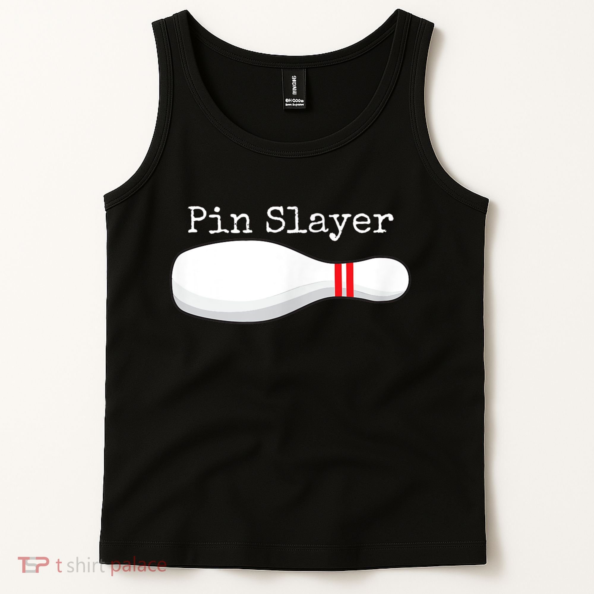 Pin Slayer Bowling Funny Graphic Strikes Turkeys Tank Top