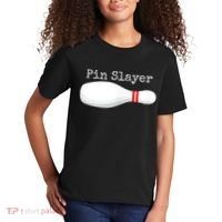 Pin Slayer Bowling Funny Graphic Strikes Turkeys Kids T-Shirt thumb 2