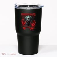 Problem Solved Bloody Hands Costume Clown Halloween Tumbler thumb 0