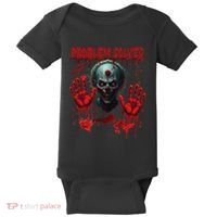 Problem Solved Bloody Hands Costume Clown Halloween Baby Bodysuit thumb 0