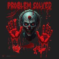 Problem Solved Bloody Hands Costume Clown Halloween Hat thumb 2