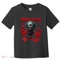 Problem Solved Bloody Hands Costume Clown Halloween Toddler T-Shirt thumb 0