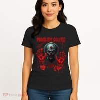 Problem Solved Bloody Hands Costume Clown Halloween Women's T-Shirt thumb 4