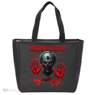 Problem Solved Bloody Hands Costume Clown Halloween Tote Bag
