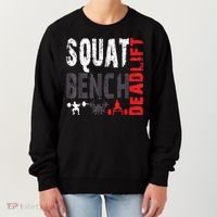 Powerlifting, Squat, Bench, Deadlift, Weightlifting Gift Women's Sweatshirt thumb 0