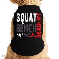 Powerlifting, Squat, Bench, Deadlift, Weightlifting Gift Doggie Tank thumb 0